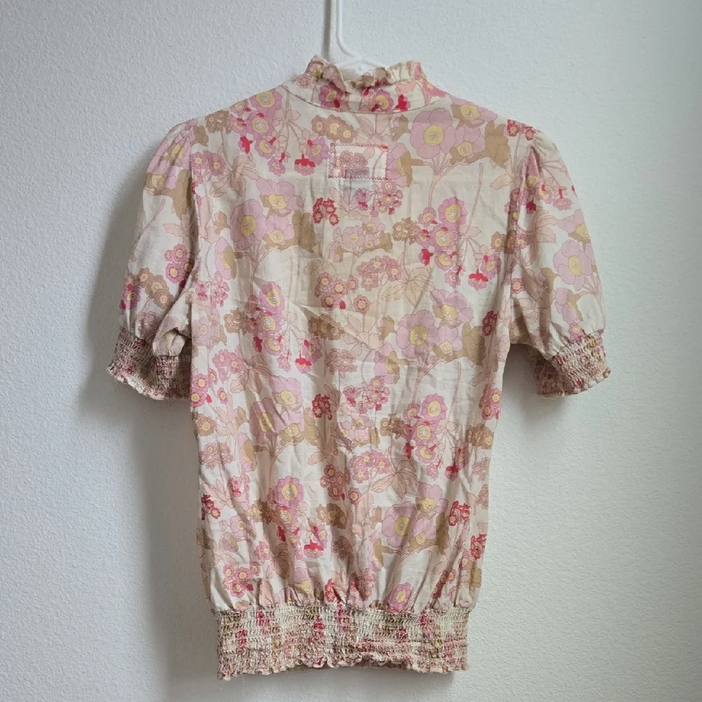 Sanctuary Pink and Cream Floral Blouse - Picture 4 of 4